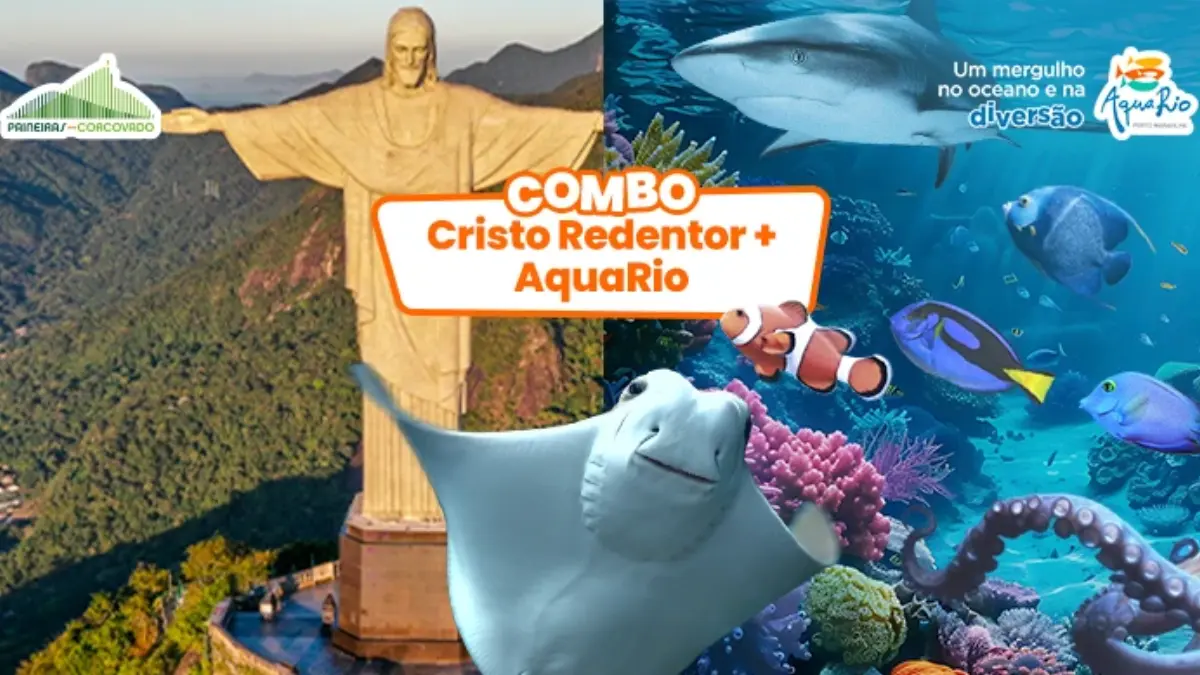 Combo Cristo Redentor + AquaRio